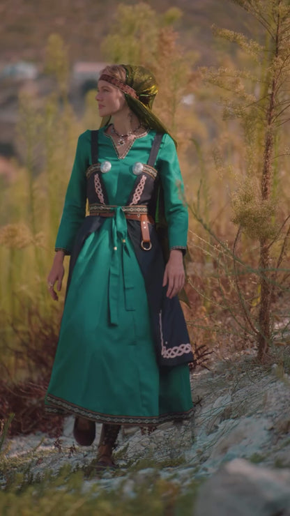 Renaissance Keltisches Wikingerkleid für Damen