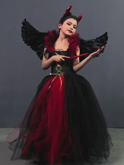Girls' Witch Costume with ACCs