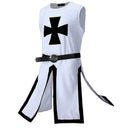 Túnica medieval templaria sin mangas