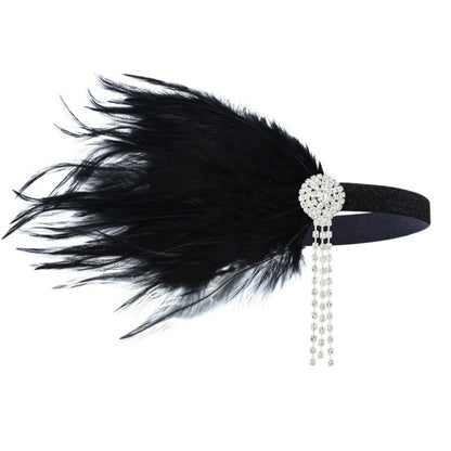 5PCS Black 1920s Flapper Accessory Set