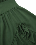 Robe de costume fantaisie elfique verte pour GN 