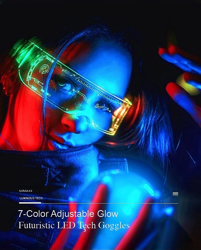 M3GAN 2.0 LED Visor Glasses