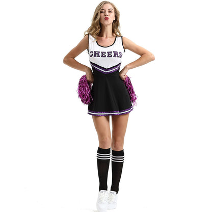 Cheerleader Halloween Cosplay Costume