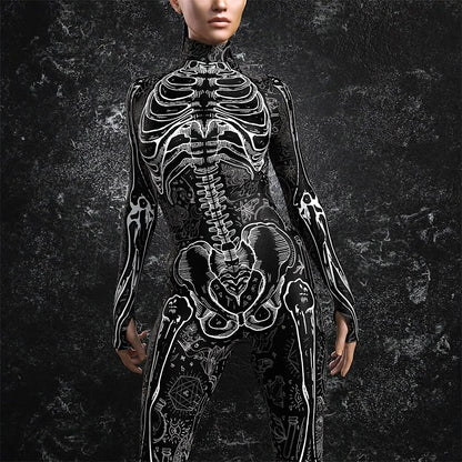 Women’s Full Body Skeleton Catsuit