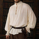 Men's Black & Cream Medieval Celtic Costume Set