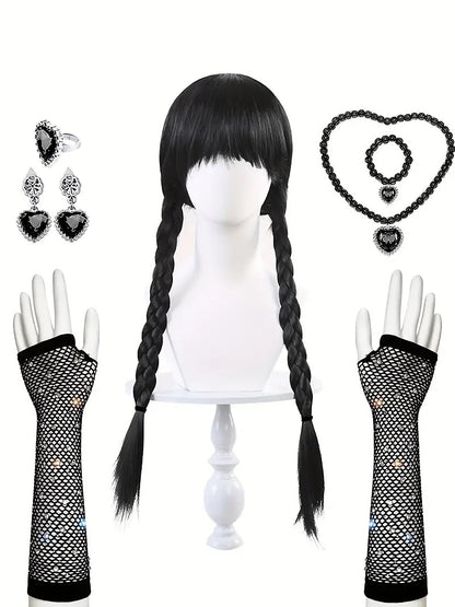 Wednesday Addams Girls' Costume