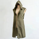Men's Olive Green Sleeveless Ranger LARP Costume Set
