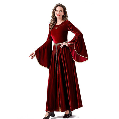Celtic Velvet Maxi Dress