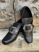 Victorian Baroque Buckle Shoes for Masquerade & Stage