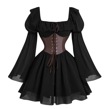 Medieval Fairy Corset Style Short Dress