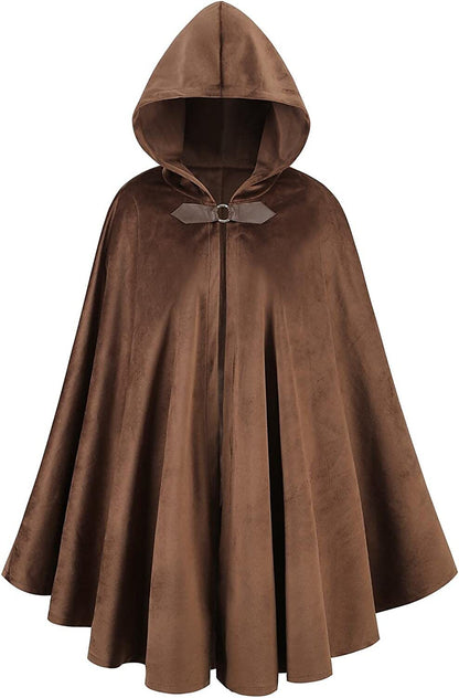 Viking Ranger Style Cape Hooded Cloak