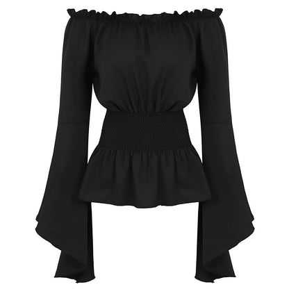 Renaissance Medieval Gothic Victorian Bell Sleeves Tops