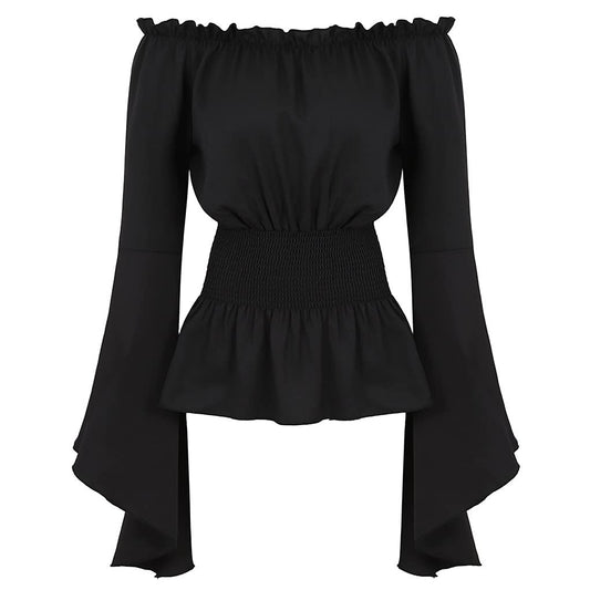 Renaissance Medieval Gothic Victorian Bell Sleeves Tops