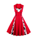 Floral Contrast Grace Midi Dress