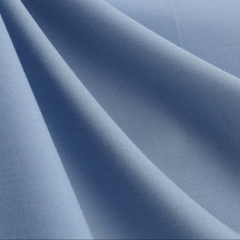 Women's 1950s Solid Blue Lapel Collar Short Sleeve Swing Dress