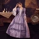 Rococo Brocade Style Ball Dress - Retrorobe