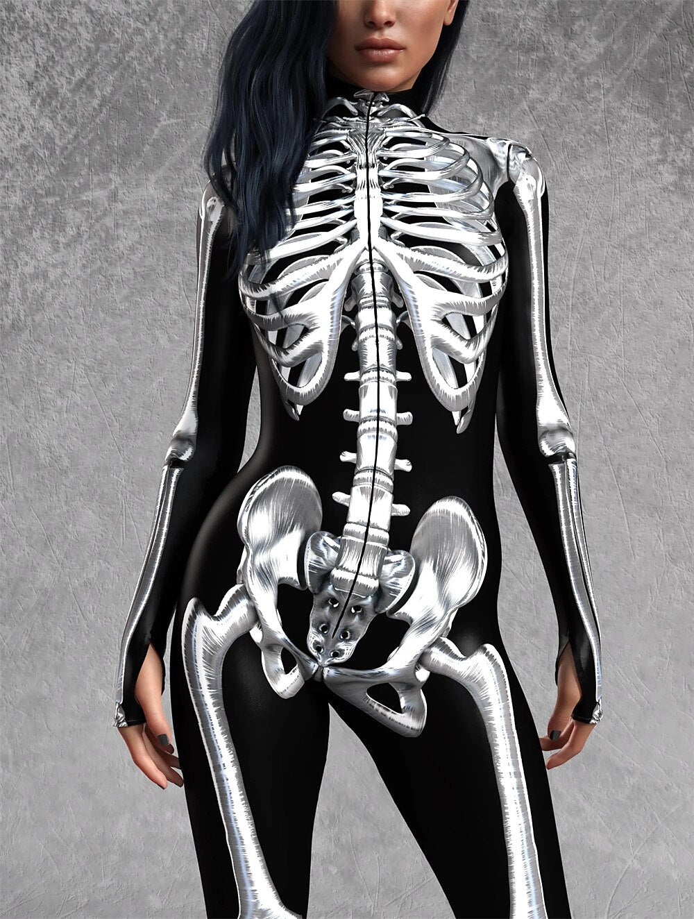 Skull Skeleton Halloween Bodysuit