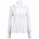 Renaissance Princess Style Ruffle Sleeve  Blouse - Retrorobe
