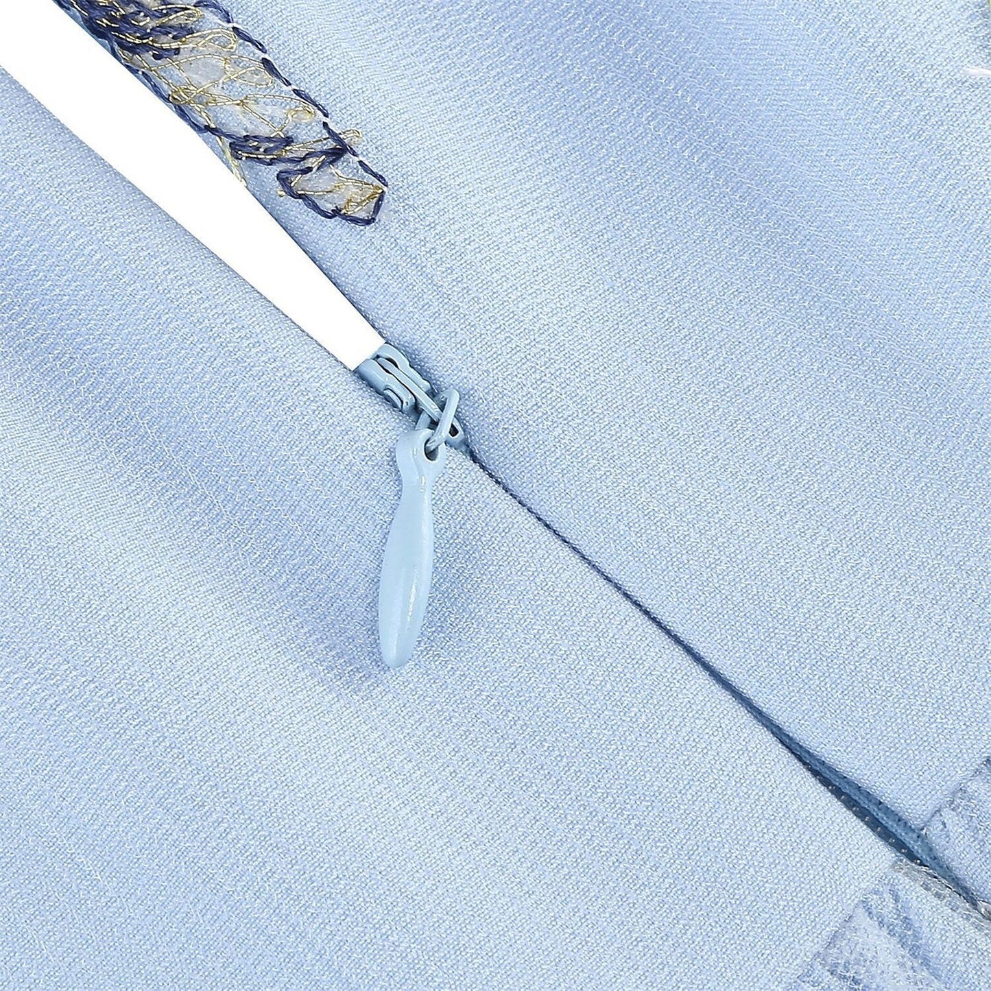 Floral Embroidered Midi Dress