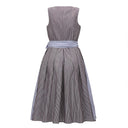 Traditional Bavarian Dirndl Dress with Striped Apron - Retrorobe