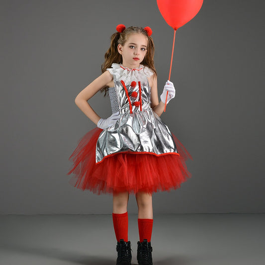 Clown It Halloween Tutu Dress for Kids