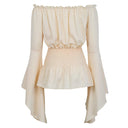 Renaissance Medieval Gothic Victorian Bell Sleeves Tops - Retrorobe