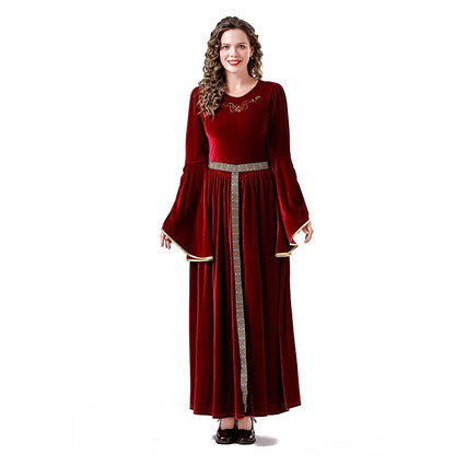 Celtic Velvet Maxi Dress