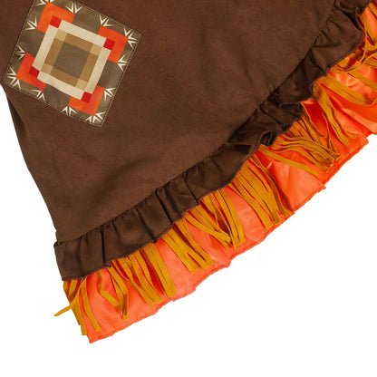 Scarecrow Halloween Costume Dress with Hat