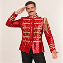 Men's Red Sequin Nutcracker Coat