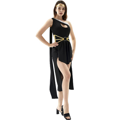 Egyptian Goddess Costume Black Dress