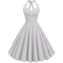 Polka Halte Grace Midikleid