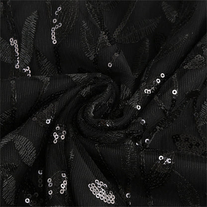 Embroidered Flutter Sleeve Midi Dress