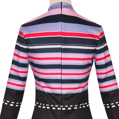 Women's Astrid Striped Distressed Sweater Dress