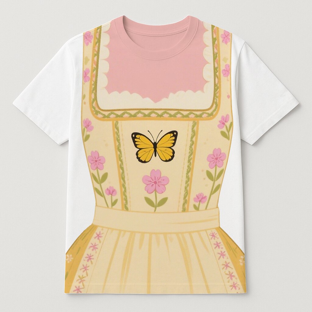 Women's Oktoberfest Dirndl Graphic T-shirt