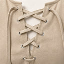 Men's Beige Medieval Peasant Tunic Costume Set