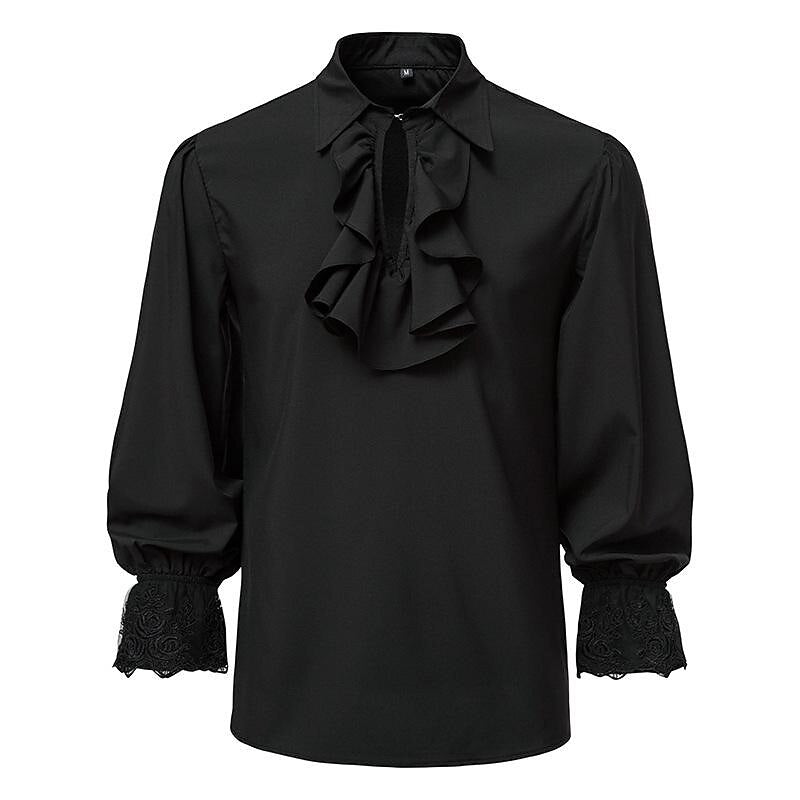 Retro Prince Gentleman Style Shirt for Cosplay Ritter Look