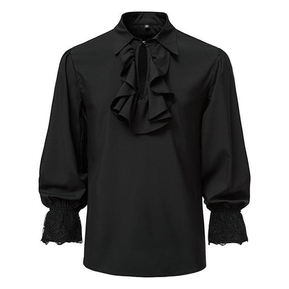 Retro Prince Gentleman Style Shirt for Cosplay Ritter Look