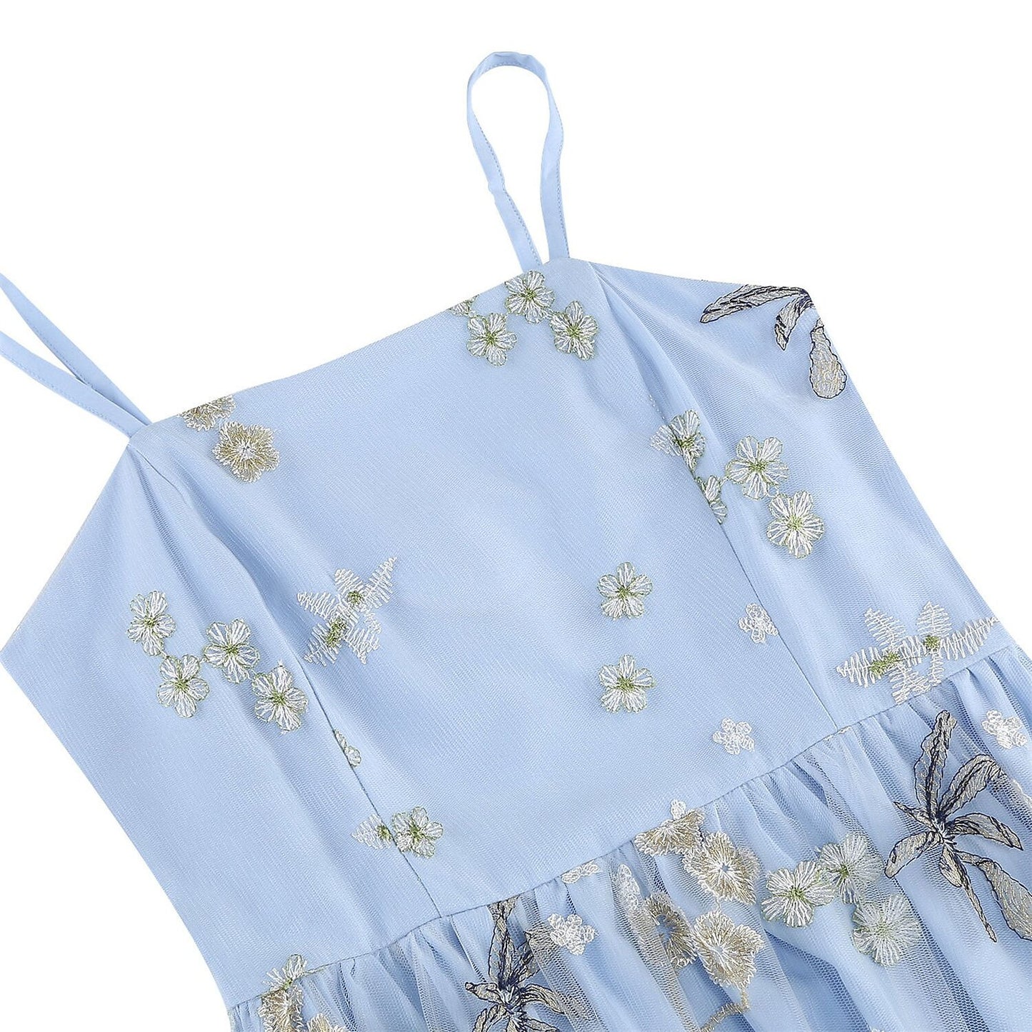 Floral Embroidered Midi Dress