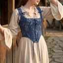 Floral Renaissance Overbust Corset Bodice