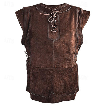 Medieval Viking Style Style Coat Vest Waistcoat Pirate Vest