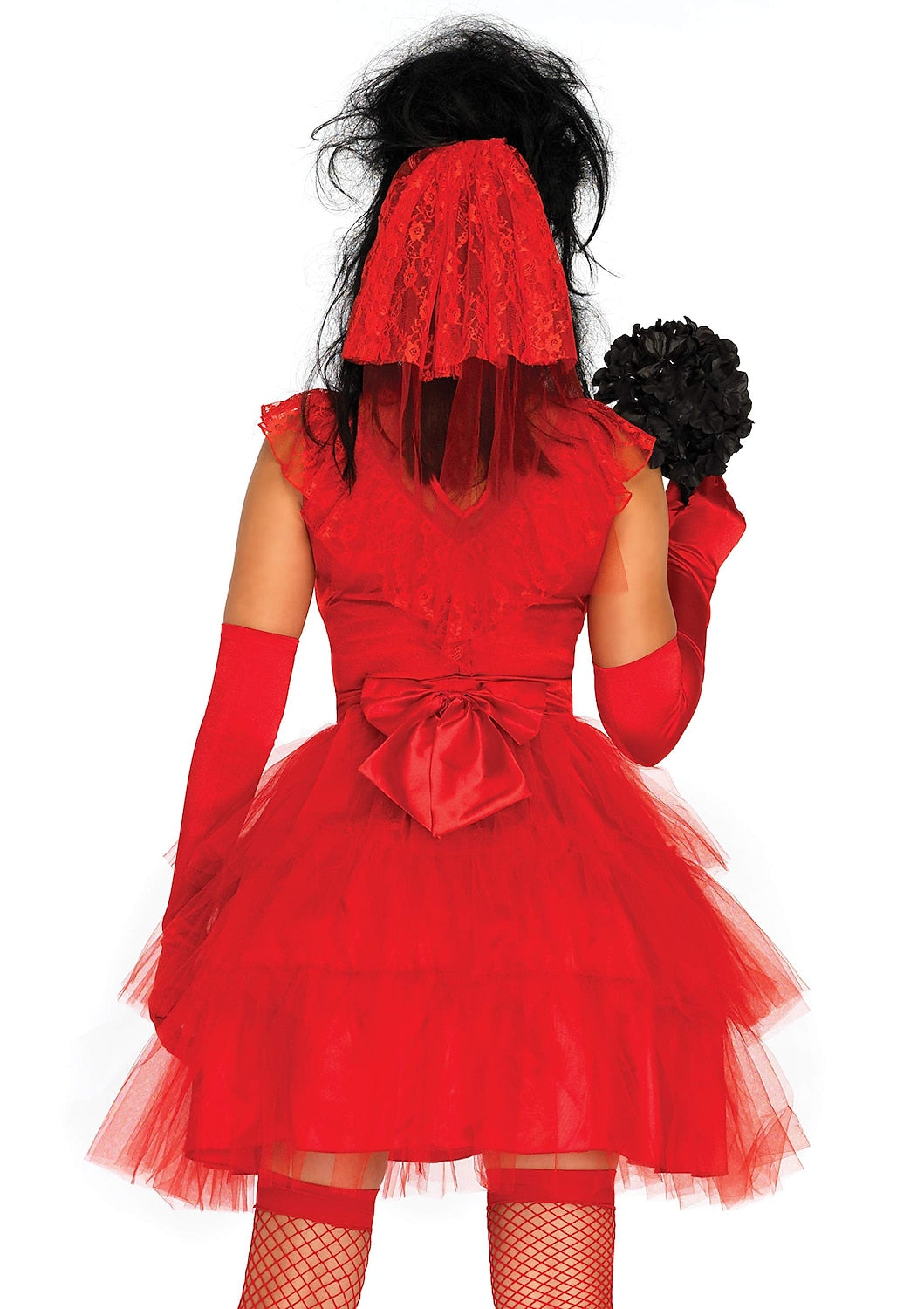 Women's Ghostly Red Wedding Dress