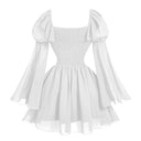 Vestido corto estilo corsé de hada medieval