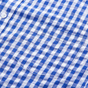 Men’s Blue Checkered Oktoberfest Shirt for Lederhosen