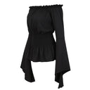Renaissance Medieval Gothic Victorian Bell Sleeves Tops - Retrorobe