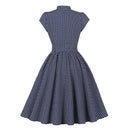 Dot Bow Charm Midi Dress
