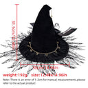 Women's Lace-Up Witch Dress 4-Piece Set