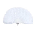 Ensemble d'accessoires Années Folles avec éventail en plumes