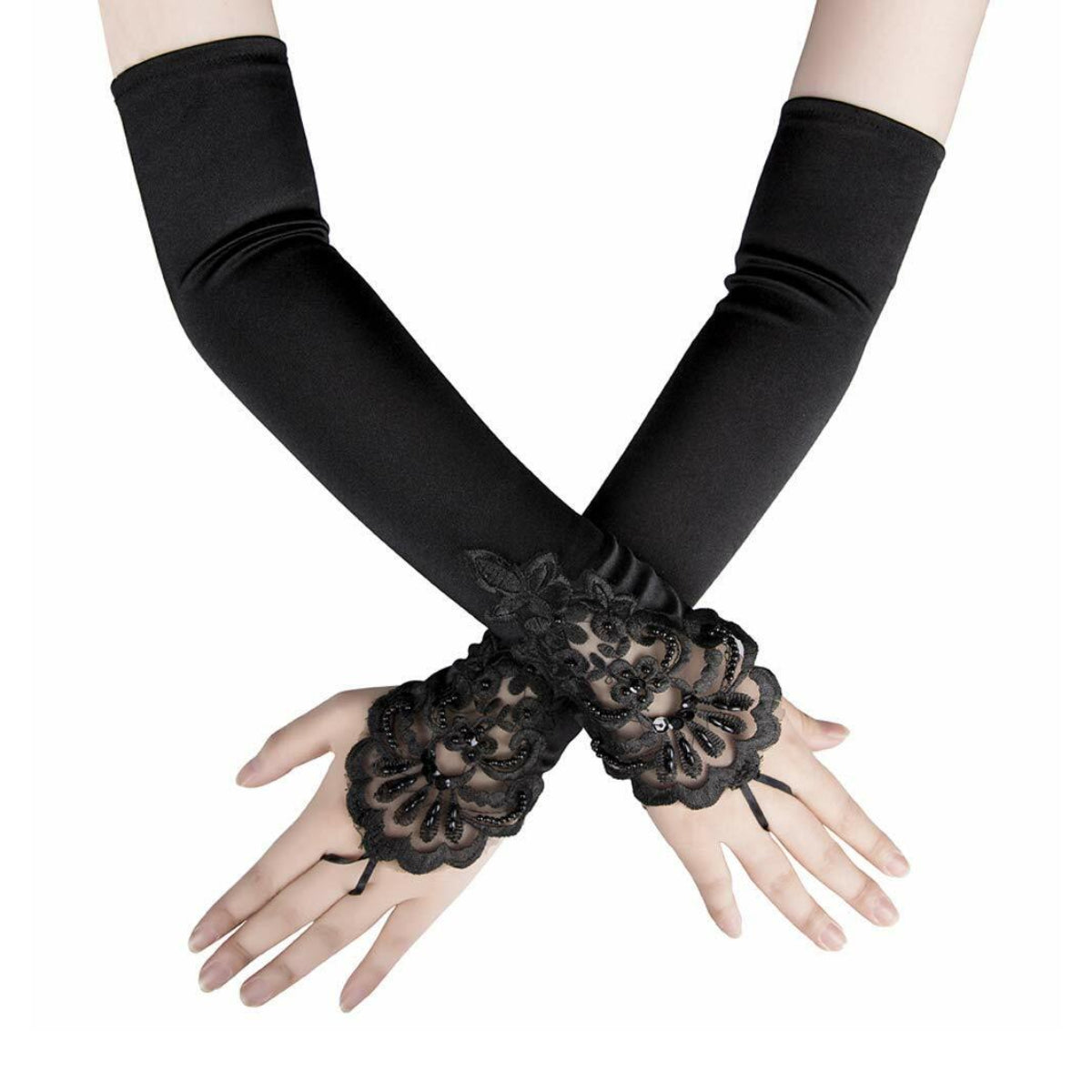 5PCS Black 1920s Flapper Accessory Set