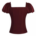 Renaissance Dual-Layer Cap Sleeve Top - Retrorobe