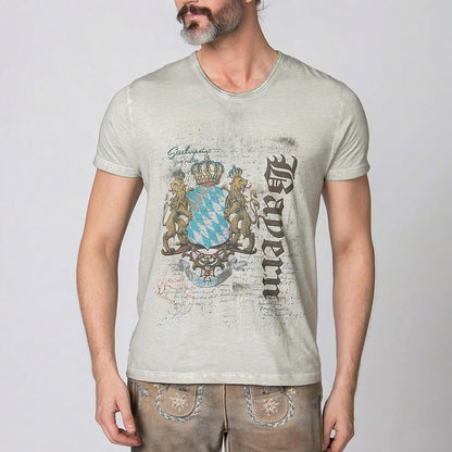 Oktoberfest Bayerisches Wappen Heritage T-Shirt